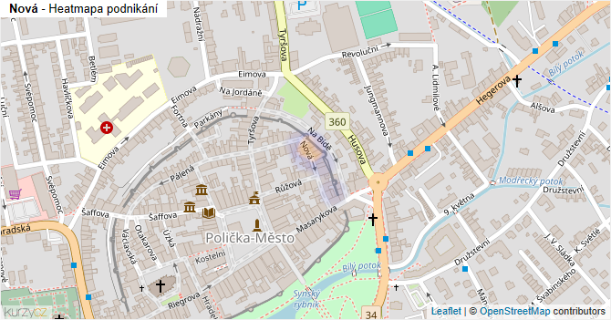 Nová - mapa podnikání