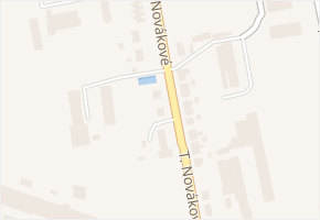 T. Novákové v obci Polička - mapa ulice