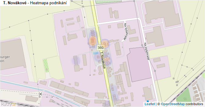 T. Novákové - mapa podnikání