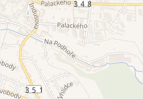 Na Podhoře v obci Polná - mapa ulice
