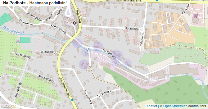 Na Podhoře - mapa podnikání