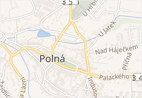 Na Šancích v obci Polná - mapa ulice
