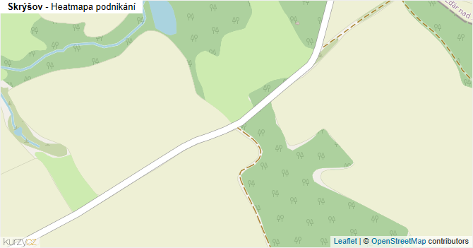 Skrýšov - mapa podnikání