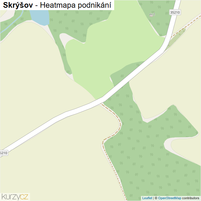 Mapa Skrýšov - Firmy v části obce.