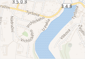 U Pekla v obci Polná - mapa ulice