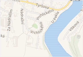 Vrchlického v obci Polná - mapa ulice