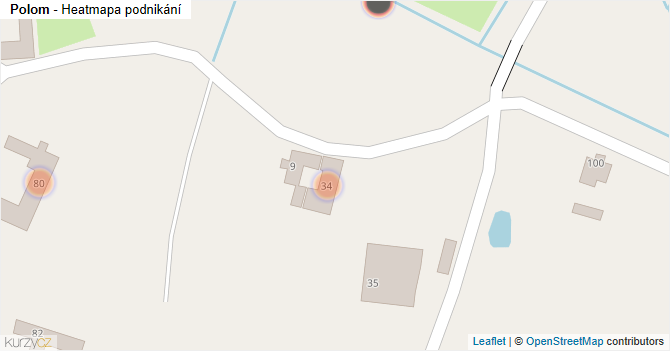 Polom - mapa podnikání