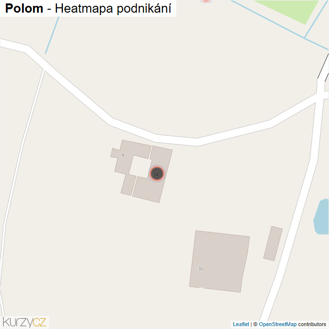 Mapa Polom - Firmy v obci.