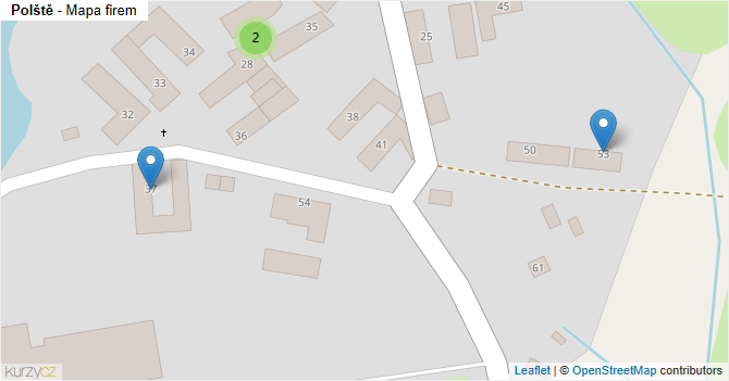 Polště - mapa firem