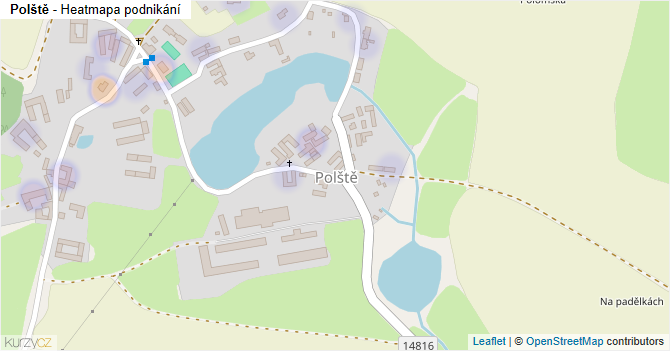 Polště - mapa podnikání