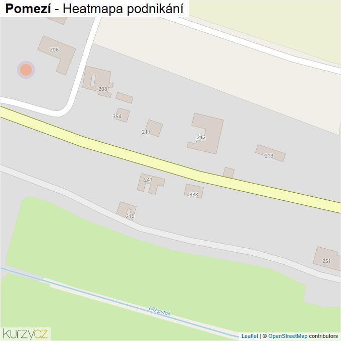 Mapa Pomezí - Firmy v obci.