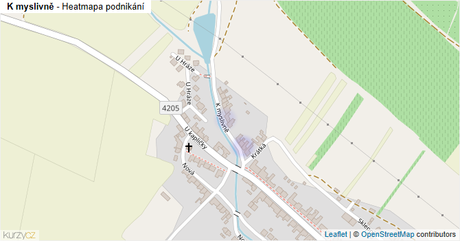 K myslivně - mapa podnikání