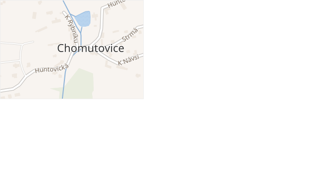 Huntovická v obci Popovičky - mapa ulice
