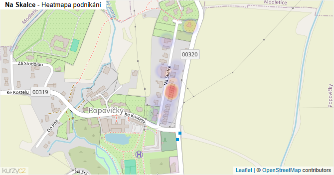 Na Skalce - mapa podnikání