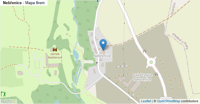 Nebřenice - mapa firem