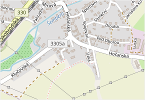 Kostelní v obci Poříčany - mapa ulice