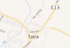Spojovací v obci Poříčany - mapa ulice