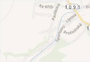 Ke Skalce v obci Poříčí nad Sázavou - mapa ulice