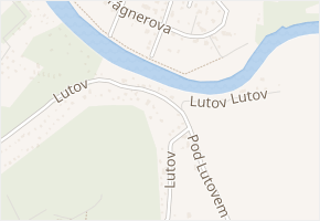 Lutov v obci Poříčí nad Sázavou - mapa ulice