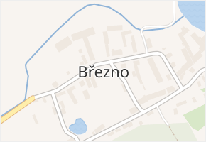 Březno v obci Postoloprty - mapa části obce