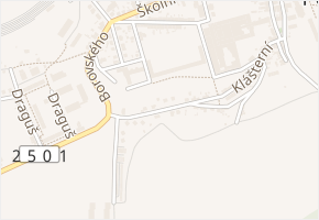 Elišky Krásnohorské v obci Postoloprty - mapa ulice