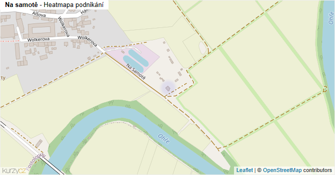 Na samotě - mapa podnikání