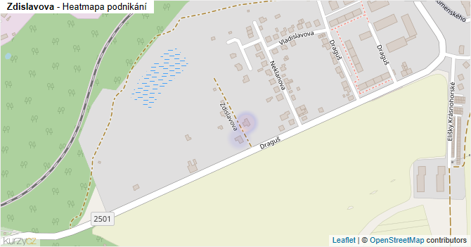 Zdislavova - mapa podnikání