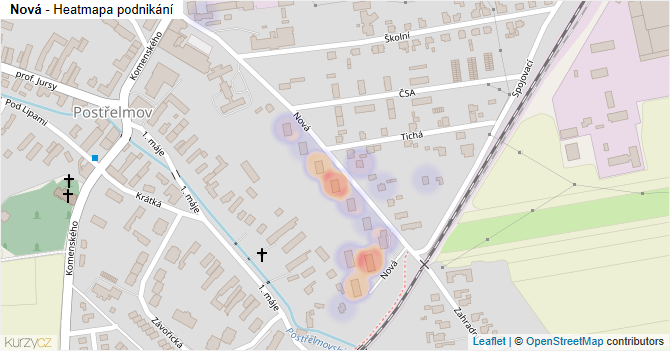 Nová - mapa podnikání