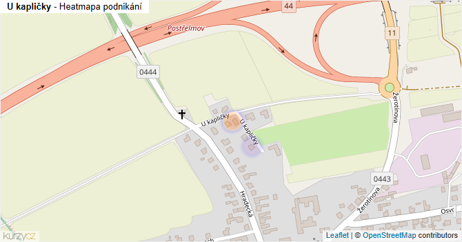 U kapličky - mapa podnikání