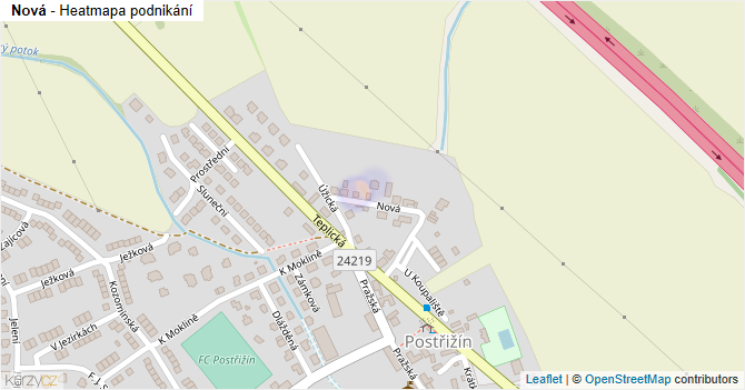 Nová - mapa podnikání