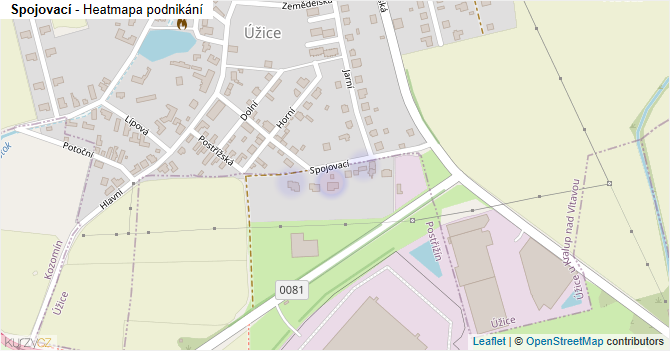 Spojovací - mapa podnikání