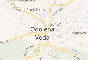 Trnková v obci Postřižín - mapa ulice