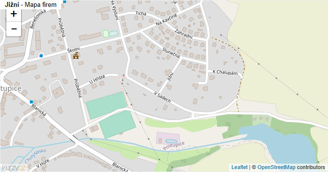 Jižní - mapa firem