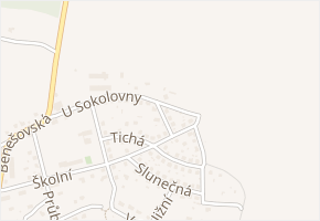 Krátká v obci Postupice - mapa ulice