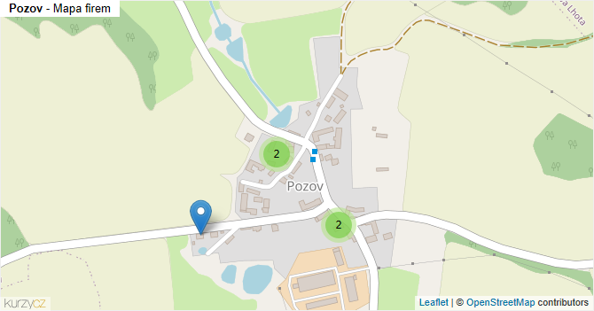 Pozov - mapa firem