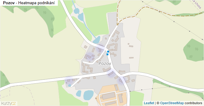 Pozov - mapa podnikání
