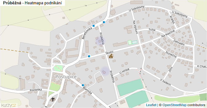 Průběžná - mapa podnikání
