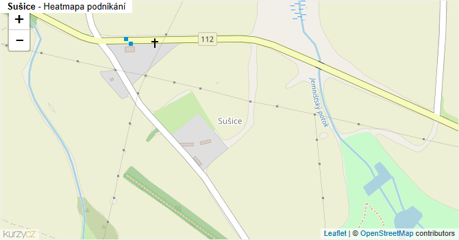 Sušice - mapa podnikání