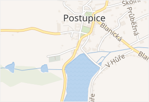 Votická v obci Postupice - mapa ulice