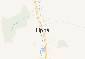 Lipná v obci Potštát - mapa části obce