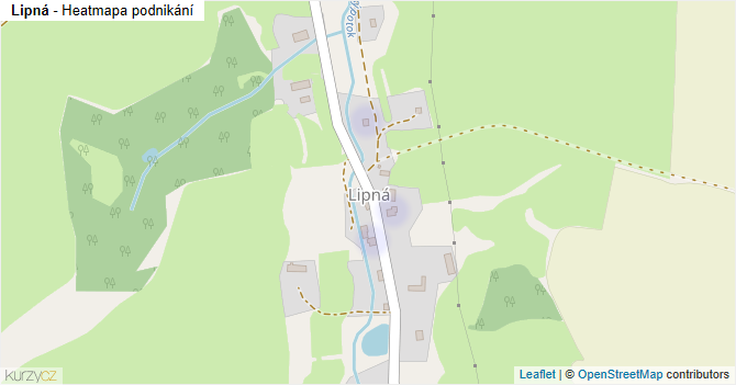 Lipná - mapa podnikání