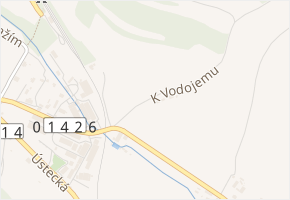 K Vodojemu v obci Potštejn - mapa ulice