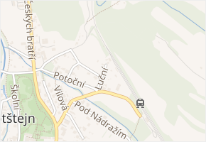 Luční v obci Potštejn - mapa ulice