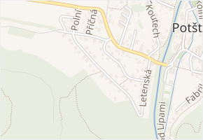 Na Pasekách v obci Potštejn - mapa ulice