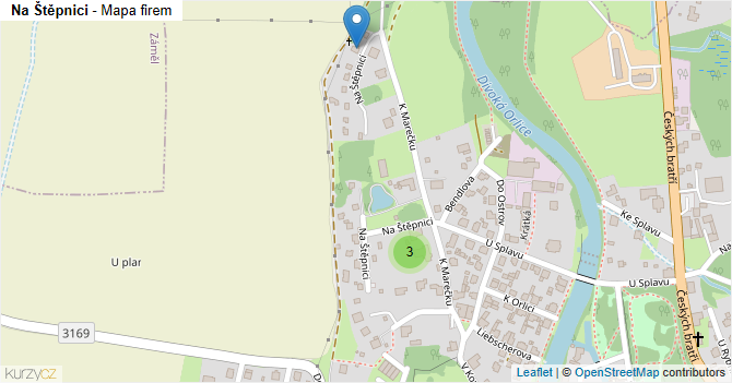 Na Štěpnici - mapa firem