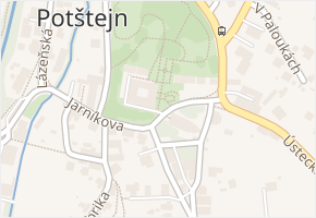 Potštejn v obci Potštejn - mapa části obce
