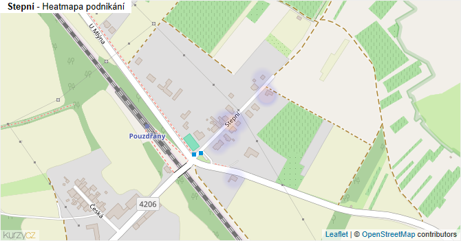 Stepní - mapa podnikání