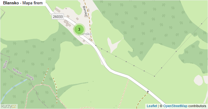 Blansko - mapa firem