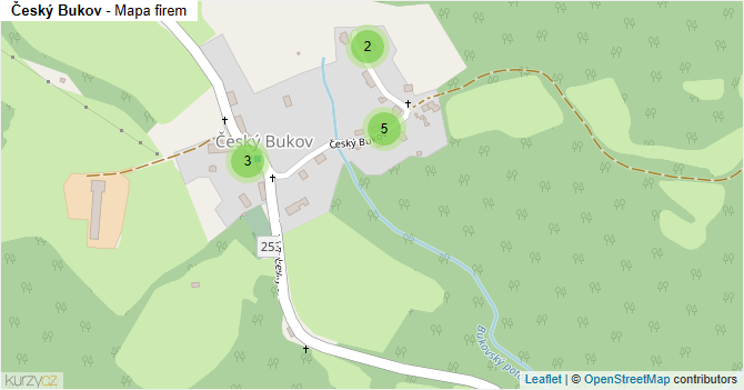 Český Bukov - mapa firem