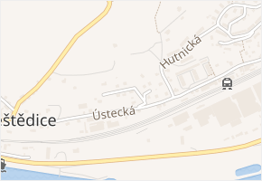 Sadová v obci Povrly - mapa ulice